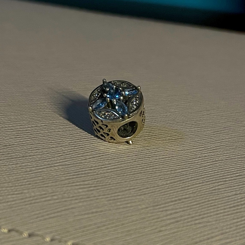 Sterling silver regal styled charm